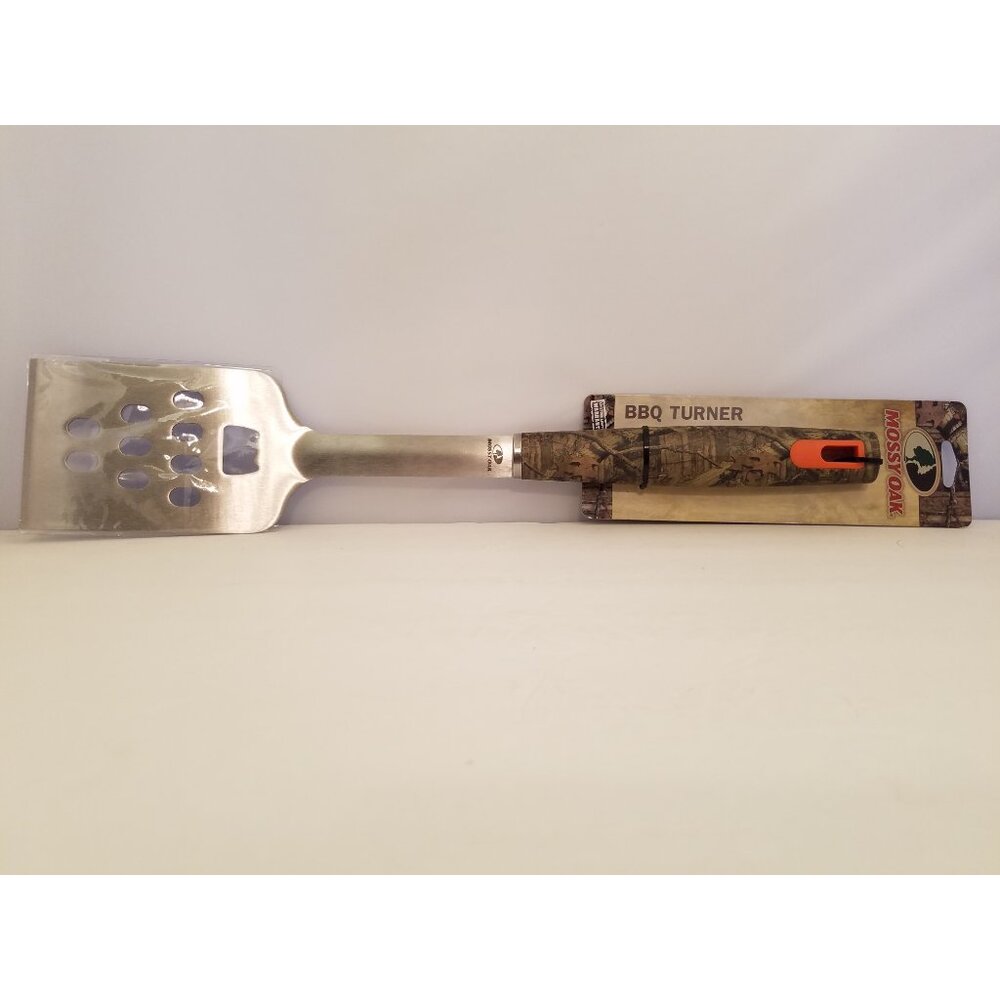 MOSSY OAK Stainless Steel BBQ Turner | Item 5163150 | Lifetime Limited Warranty
